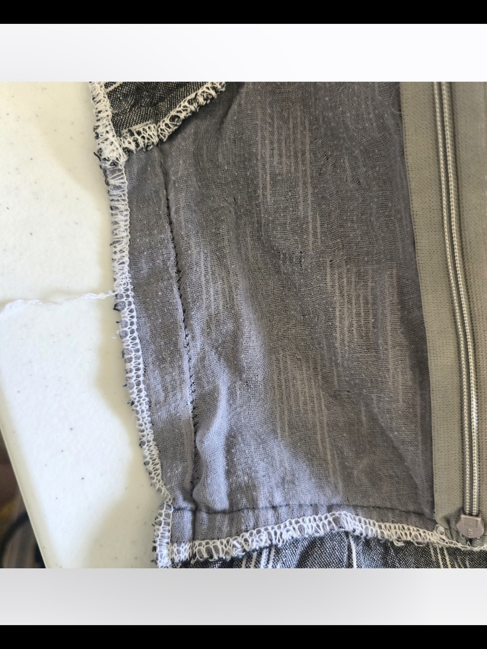 EMMA Gray Midi Dress Short Sleeve Breastfeeding Zipper Opening Maternity - Picture 8 of 10